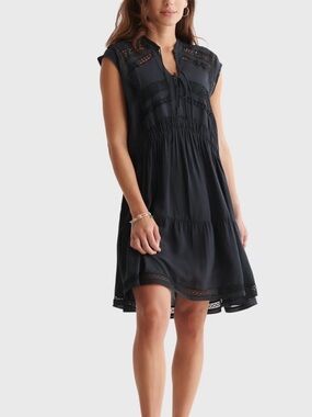 Lucky Brand Lace Insert Dress